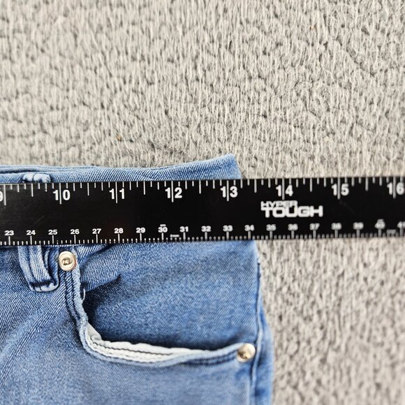 Good American Jeans Womens 4 (26x26) Blue Good Straight Crop Mid Rise - Picture 8 of 16